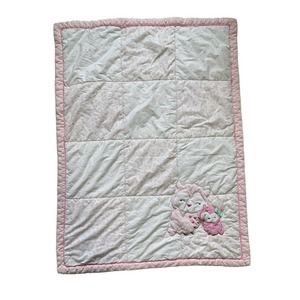 Child of Mine Carters Walmart Target Pink Owl Bird Mommy Baby Quilt Baby Blanket